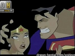 Justice league x oceniono film - superman na zastanawiać się kobieta