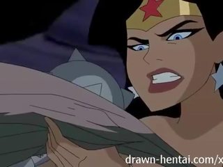Justice league hentai - dwa pisklęta na batman penis